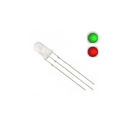 LD5-BIC-D LED 5mm Bicolor Verde Rojo