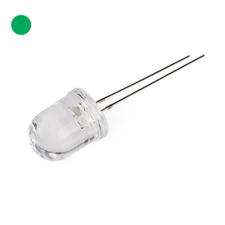 LD10-VER-ULT LED 10mm Verde Ultrabrillante 3.8V