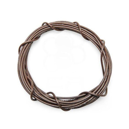 ALA24-CAF Alambre Calibre 24 para Proto Color Cafe (Por Metro)