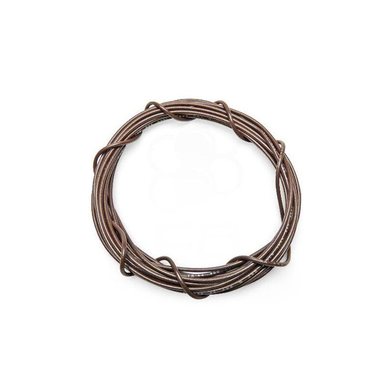 ALA24-CAF Alambre Calibre 24 para Proto Color Cafe (Por Metro)