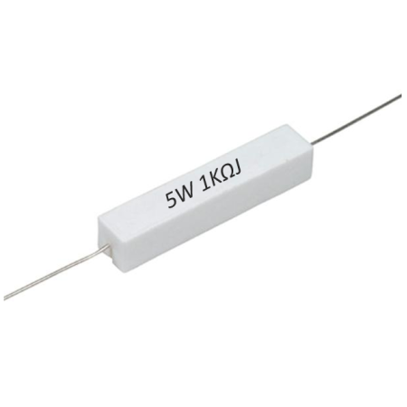 R1K-5W Resistencia de Alambre 1K ohms 5W 813-569