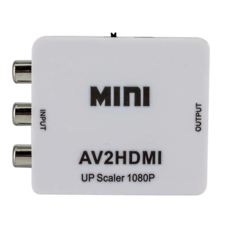 130-080 Convertidor de Señal Entrada A/V RCA A Salida HDMI