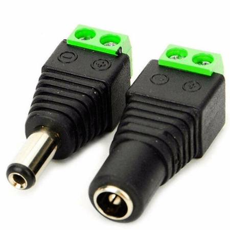 245-916 Kit Conectores CCTV Plug 5.1MM