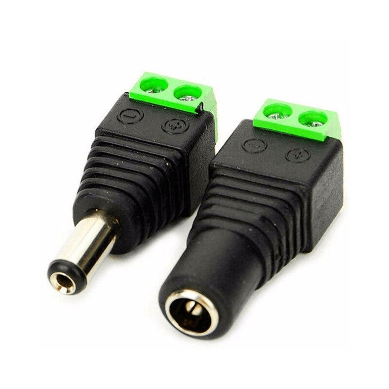 245-916 Kit Conectores CCTV Plug 5.1MM