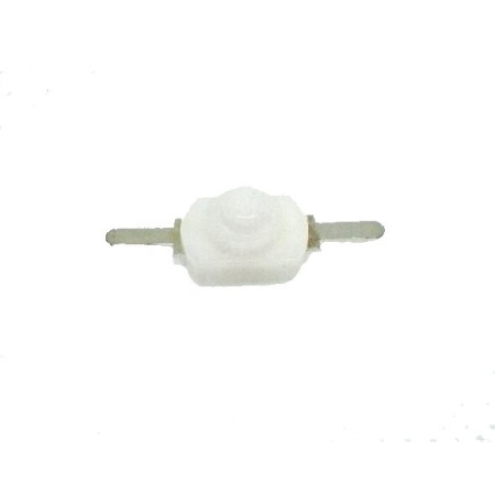 835-420 Mini Switch con Boton Push ON OFF Blanco de 2 Pines