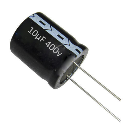 CE-10-400V Capacitor Electrolítico 10uF 400V 105C Radial