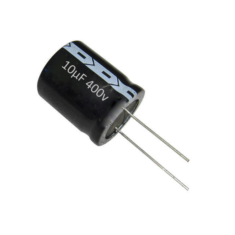 CE-10-400V Capacitor Electrolítico 10uF 400V 105C Radial