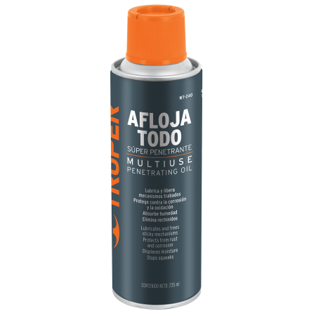 WT-240 Aceite Aflojatodo en Aerosol
