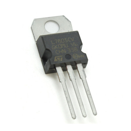 L7805CV Regulador de Voltaje Lineal Positivo 5V 1A TO-220-3