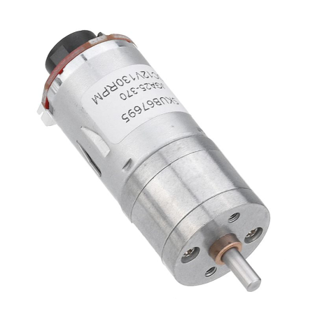 XS-451 Motor Motorreductor con Encoder 12V 140RPM, 4.3KG Torque, GM 25-370