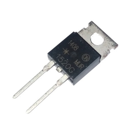 MUR1520G Diodo Ultrarápido 200V 15A TO-220-2