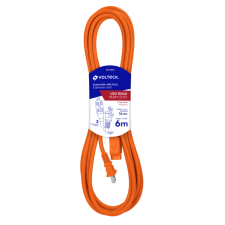 ER-6X16 Extensión Eléctrica Uso Rudo de 6 Metros Calibre 16 48044