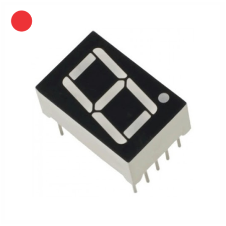 D7AC-1-RO Display 7 Segmentos