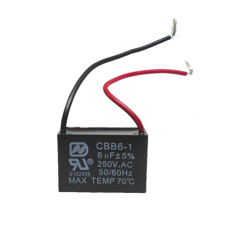 SV-6 Capacitor para Ventilador 6MF 250V  50-60Hz