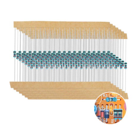 XS-491 Kit de Resistencias 64 Valores, 1280 Piezas 1/4W al 1%