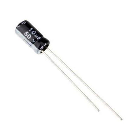 CE-10-50V Capacitor Electrolítico 10uF 50V 105C