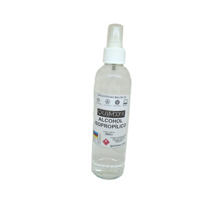 QUI-ALC-250  Alcohol Isopropilico 250mL QUIMOX