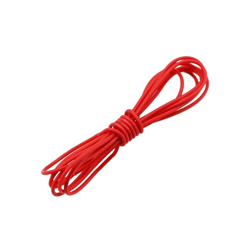 CAB22-EST-ROJ VIAKON Cable Estañado 22AWG Automotriz