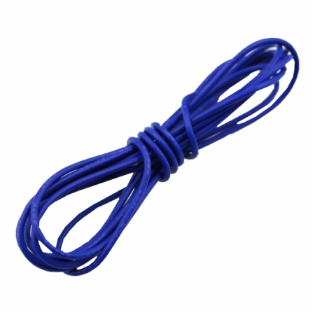 ALA24-AZL Alambre Calibre 24 para Proto Color Azul Por Metro (690-822)