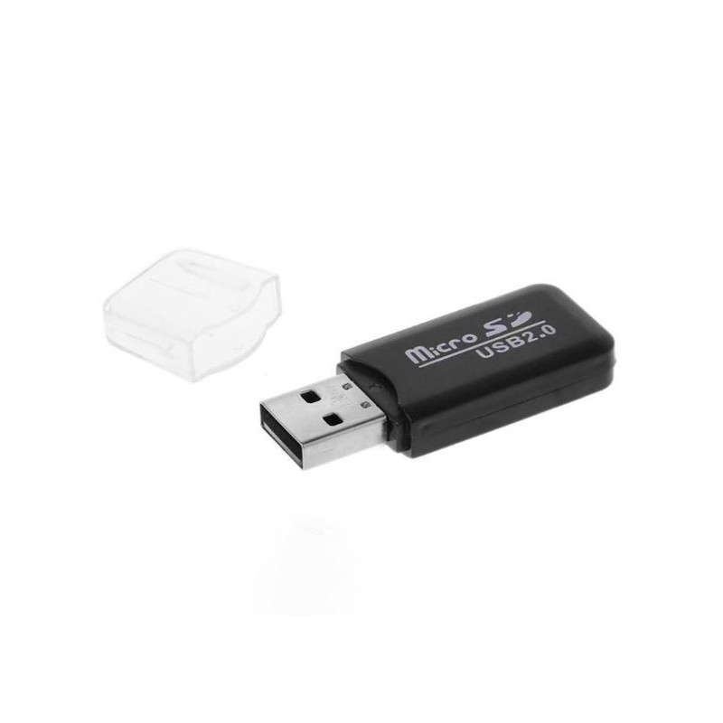 115-900 Adaptador USB 2.0 Lector de Tarjetas Memorias Micro SD TF DKQ-9613