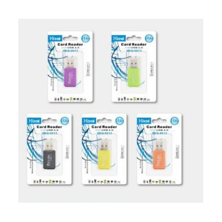 115-900 Adaptador USB 2.0 Lector de Tarjetas Memorias Micro SD TF DKQ-9613