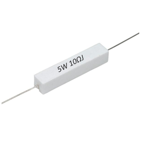 R10E-5W Resistencia de Alambre 10 ohms 5W 813-503