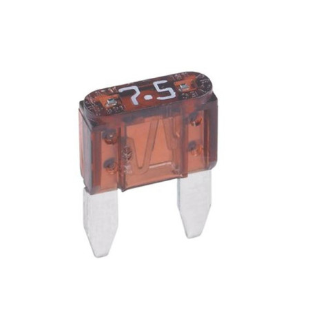 255-122 Fusible Automotriz Tipo Mini ATM 32V 7.5A  Humo / Gris