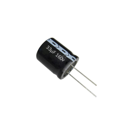 CE-33-160V Capacitor Electrolítico 33uF 160V 105C