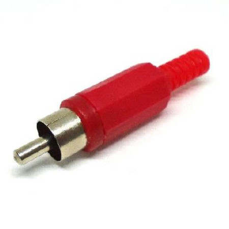 705-850 Plug RCA Color Rojo