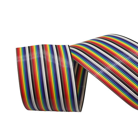 CAPL-40M Cable Plano de 40 Vías Multi Color (Por Metro)