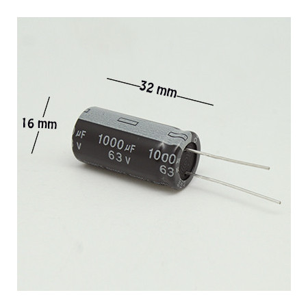 CE-1000-63V Capacitor Electrolítico 1000uF 63V 105C