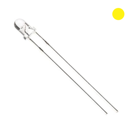LD3-AMA-ULT LED 3mm Amarillo Ultrabrillante
