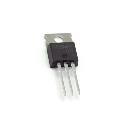 MTP6N60E Transistor MOSFET Canal N 600V 6A TO-220-3