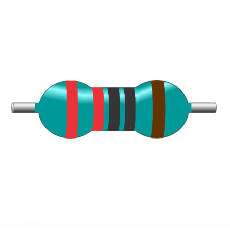 RP220E-1-2 Resistencia de Precisión 220E 220 ohms 0.1% 1/2W