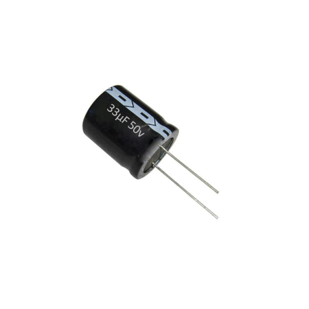 CE-33-50V Capacitor Electrolítico 33uF 50V 105C