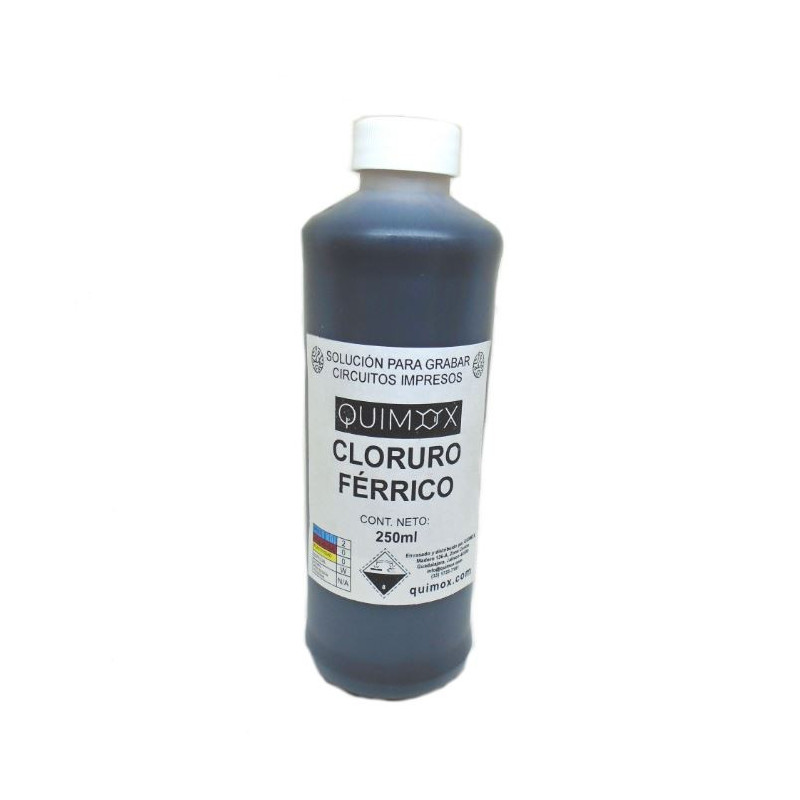 QUI-CLO-250 Cloruro Ferrico 250mL QUIMOX