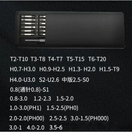 310-516 Kit Desarmador con 24 Puntas Intercambiables