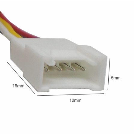 870-822 Conector Arnés Macho Hembra de 4 Vías, Tipo JST M22, Paso 2mm