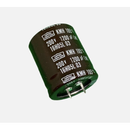 CE-1200-200V Capacitor Electrolítico 1200uF 200V 85C