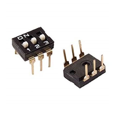 DIP-MS-3 Mini Switch 3 Canales Individuales Tipo IC