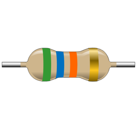 R56K-1-2 Resistencia de Carbón 56K ohms 1/2 Watt