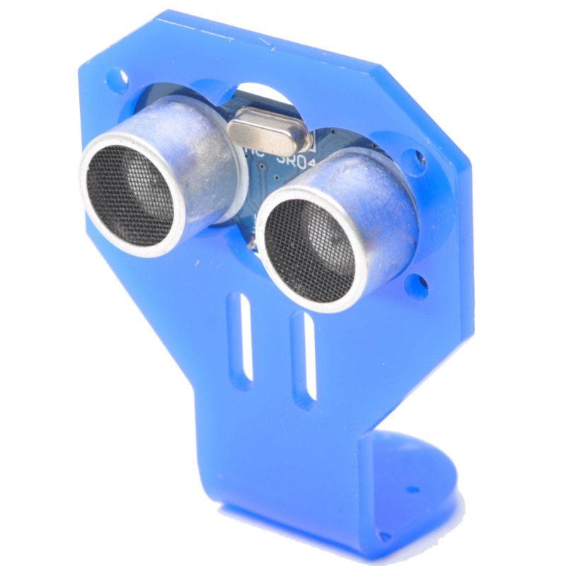 XS-273 Soporte Acrílico Color Azul para Sensor Ultrasonico HC-SR04