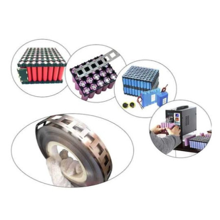 690-1014 Rollo de Níquel Puro para Sistemas de 2 Baterías 18650, 1 Metro