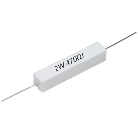 R470E-2W Resistencia de Alambre 470 ohms 2W
