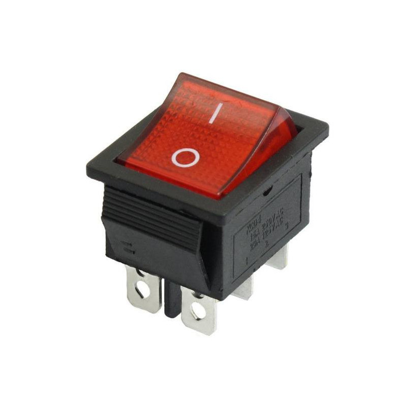 835-085 Switch Balancin Con Piloto 2P-2T