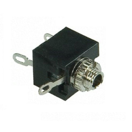 705-523 Jack 3.5mm 8T para Chasis Cuadrado Estéreo