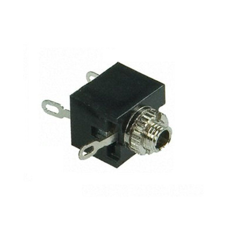 705-523 Jack 3.5mm 8T para Chasis Cuadrado Estéreo