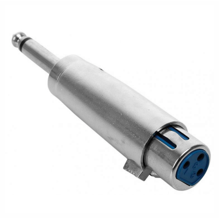 705-018 Adaptador Jack Cannon a Plug 6.3 mm