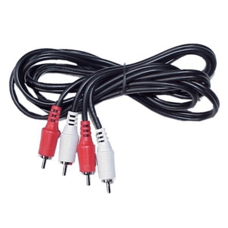 080-033 Cable Para Audio RCA 2 Plug a Plug 1.80M