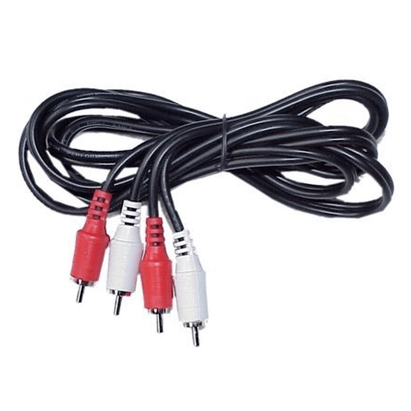 080-033 Cable Para Audio RCA 2 Plug a Plug 1.80M